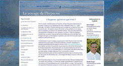 Desktop Screenshot of levoyagedelhypnose.com